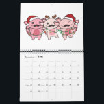 Axolotl Christmas Winter Animals Axolotls Calendar<br><div class="desc">The axolotl at Christmas with fairy lights. Funny animals with gifts and snow for the holidays. A sweet Christmas greeting. Axolotls are cute animals and perfect for Christmas.</div>