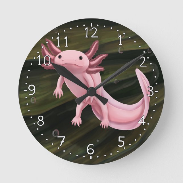 Axolotl clock (Front)