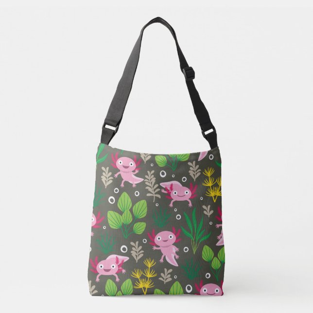 Axolotl Crossbody Bag (Front)