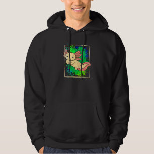 Axolotl Cute Amphibian Animal Colorful 1 Hoodie