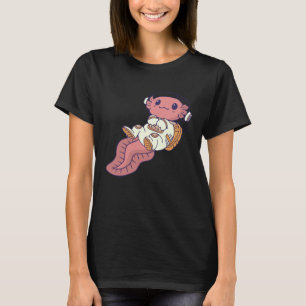 axolotl cute axolotl space spaceman T-Shirt