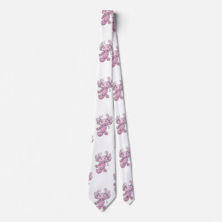 Axolotl Dabbing Neck Tie