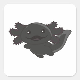Axolotl Different Types Of Axolotls Cute Animals S Square Sticker