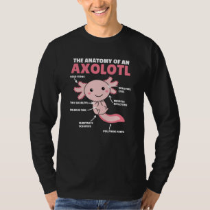 Axolotl Explanation Anatomy Of An Axolotl T-Shirt