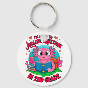 Axolotl First Day Ready To Answer 2nd Grade Questi Key Ring