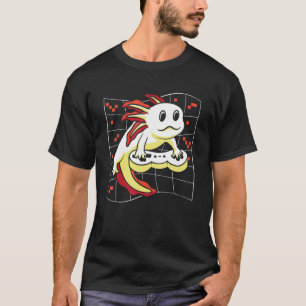 Axolotl Fish  Mexican Salamander Walking Fish Gami T-Shirt