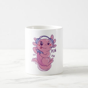 Axolotl Gamer Challenge Blast Coffee Mug