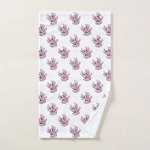 Axolotl Gamer Hand Towel