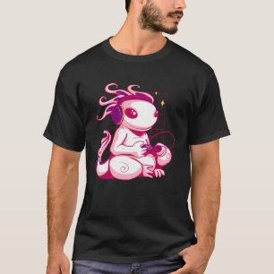 axolotl gamer video games T-Shirt