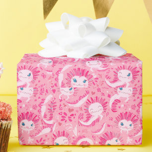 Axolotl gift wrap