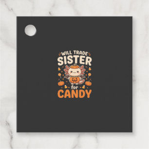 Axolotl Halloween Candy Trade Vector Design_1 Favour Tags