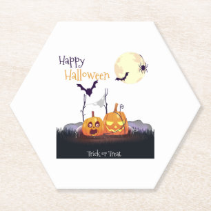 Axolotl Halloween Costume Happy Halloween Paper Coaster