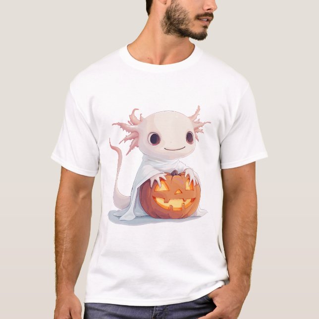 Axolotl Halloween T-Shirt (Front)