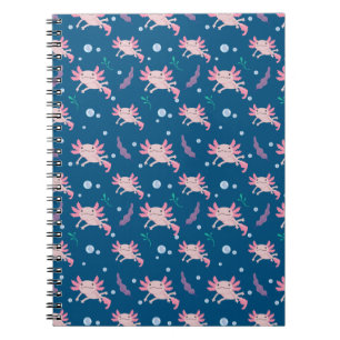 Axolotl illustration notebook