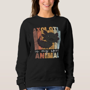 Axolotl Is My Spirit Animal Cute Axolotls Vintage Sweatshirt