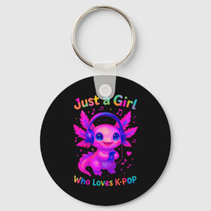 Axolotl Just A Girl Who Loves K-p Key Ring