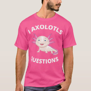 Axolotl Kawaii Eyes Cute Pink Salamander Amphibian T-Shirt