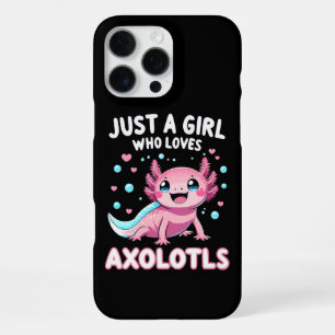 Axolotl Kawaii Just A Girl Who Loves Axolotls iPhone 16 Pro Max Case