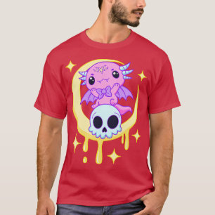 Axolotl Kawaii Pastel Goth Cute Creepy Aesthetic N T-Shirt