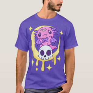 Axolotl Kawaii Pastel Goth Cute Creepy Aesthetic N T-Shirt