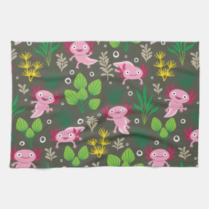 Axolotl Kitchen Towel