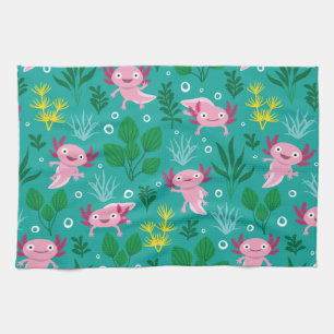 Axolotl Kitchen Towel