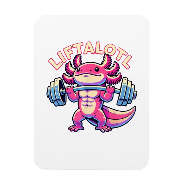  Axolotl LIFTALOTL Magnet (Vertical)