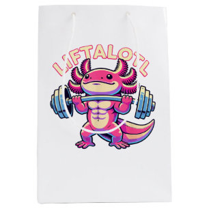 Axolotl LIFTALOTL Medium Gift Bag
