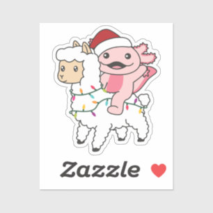 Axolotl Llama Alpaca Christmas Winter Animals