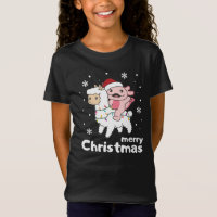 Axolotl Llama Alpaca Merry Christmas Animals