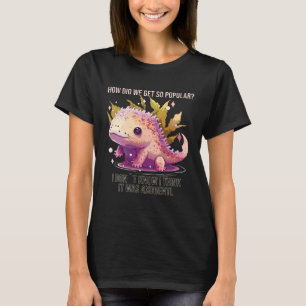 Axolotl Lover Salamander Amphibian Mexican Walking T-Shirt