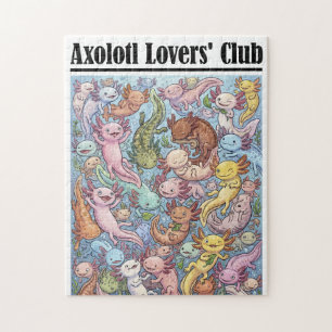 Axolotl Lovers' Club Official Goods Jigsaw Puzzle