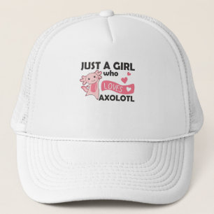 Axolotl Lovers Cute Animals For Girls Trucker Hat