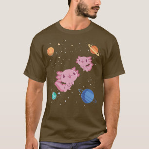 Axolotl Lovers Cute Animals Japan Space Space Axol T-Shirt