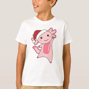 Axolotl Merry Christmas Winter Animals Axolotls T-Shirt