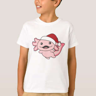 Axolotl Merry Christmas Winter Axolotl T-Shirt