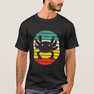 Axolotl Mexican Walking Fish Amphibian Retro Vinta T-Shirt
