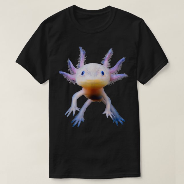 Axolotl Mexican Walking Fish Cute Amphibian Axolot T-Shirt (Design Front)