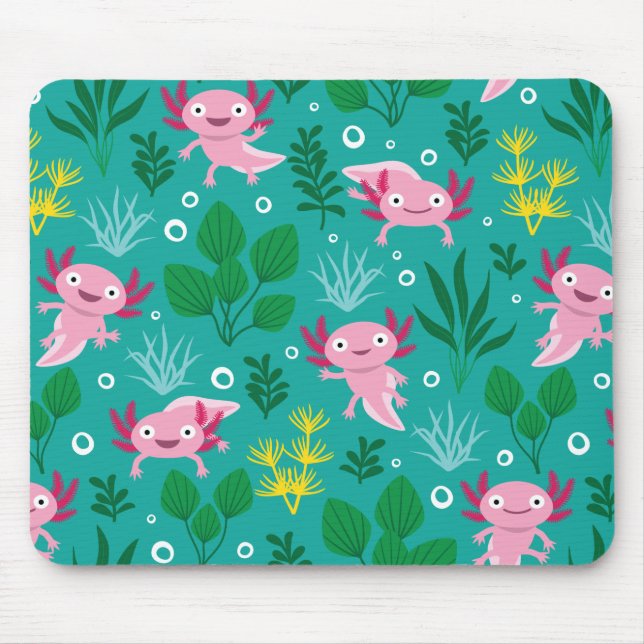 Axolotl Mouse Pad (Front)