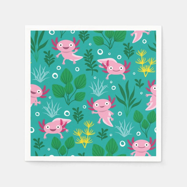 Axolotl Napkins (Front)