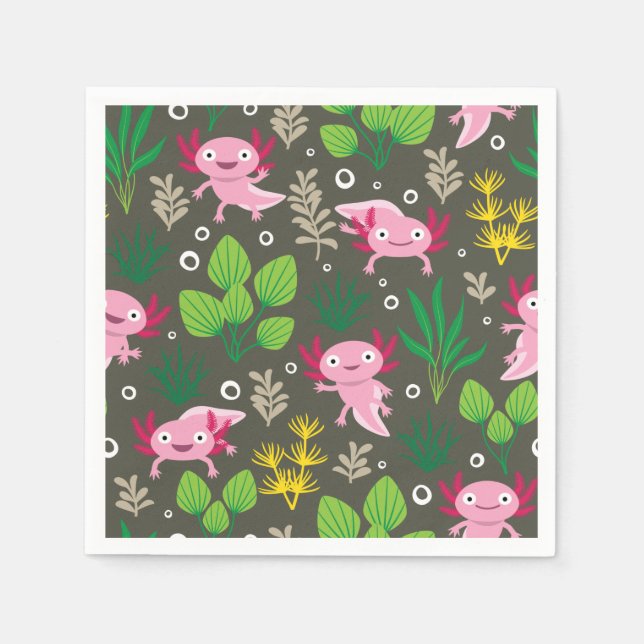 Axolotl Napkins (Front)