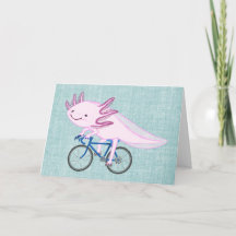 Axolotl On a Bicycle