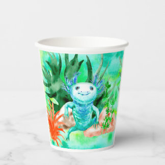 Axolotl Paper Cups