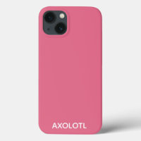 Axolotl pink color name Case-Mate iPhone case
