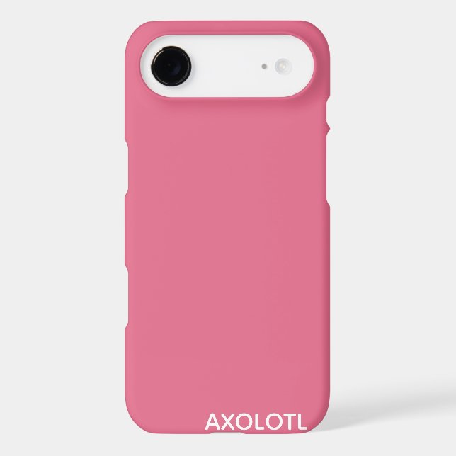 Axolotl pink colour name (Back)