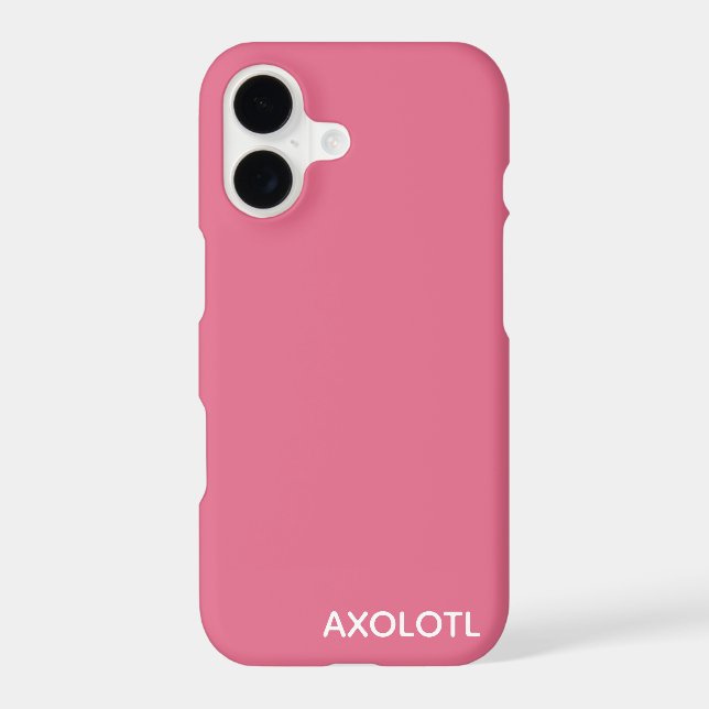 Axolotl pink colour name (Back)