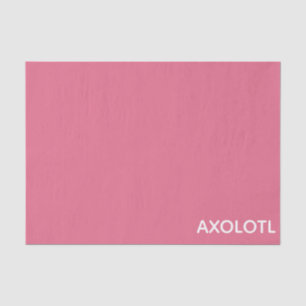 Axolotl pink colour name tissue paper