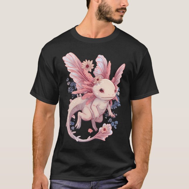 Axolotl Pink Fairy! T-Shirt (Front)