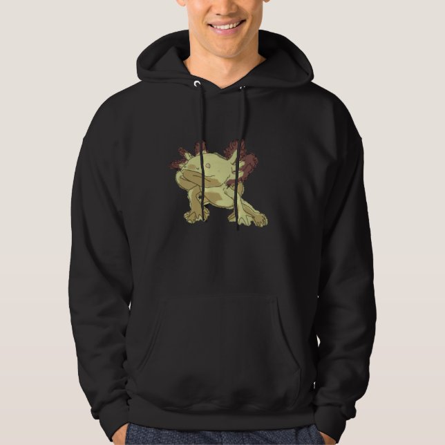 Axolotl print hoodie (Front)