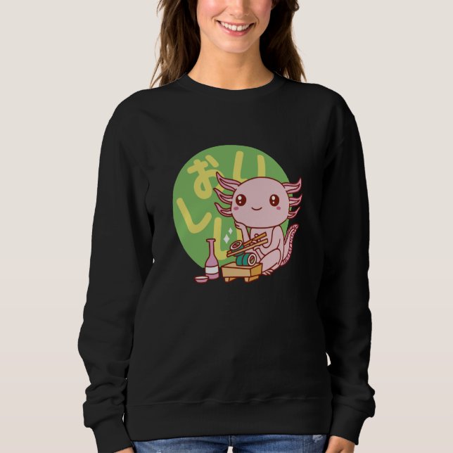 Axolotl Ramen Anime Manga Sweatshirt (Front)